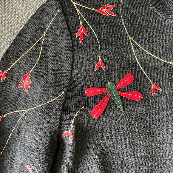 St John pullover sweater dragonfly top. New with tags - Picture 3 of 6
